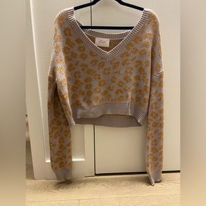 Cheetah sweater form boutique.